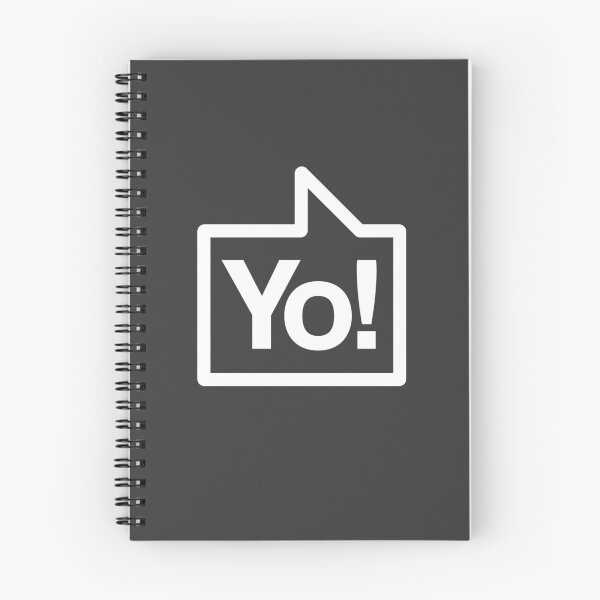 Item preview, Yo! - Talking Shirt (White on Black) designed and sold by Justin Ellis.