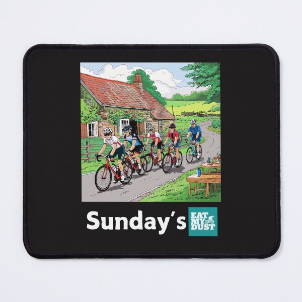 Item preview, Cycling On A Sunday With Mates - Eat my Dust designed and sold by EatMyDust-Bike.