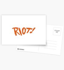 Paramore Riot Postcards