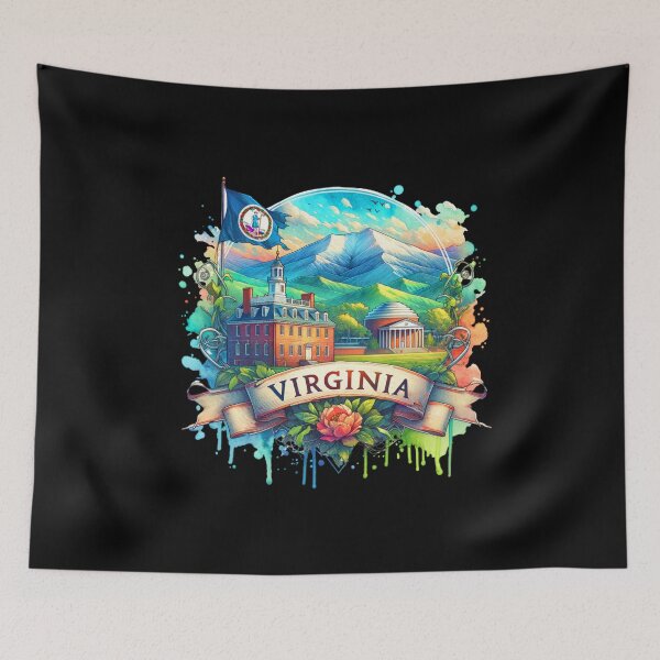 Item preview, ✨Virginia Heritage – Historic Landmarks for T-Shirts, Mugs, Stickers & More designed and sold by artedigital99.