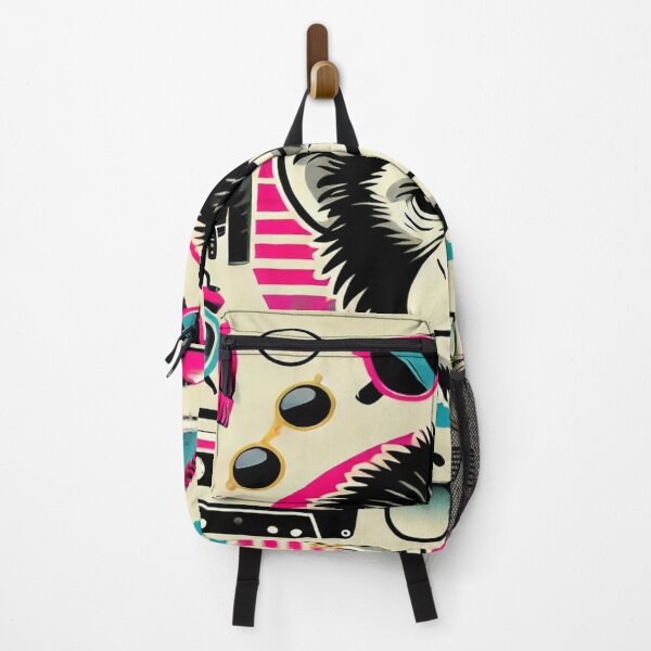 Item preview, Minimalist Monkey with 80s Fashion Accessories designed and sold by Genady.