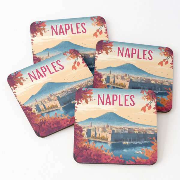 Item preview, Naples Artwork - Stunning Italian Cityscape, Historic Naples Wall Art, Coastal Italy Decor designed and sold by nomiraclehere.