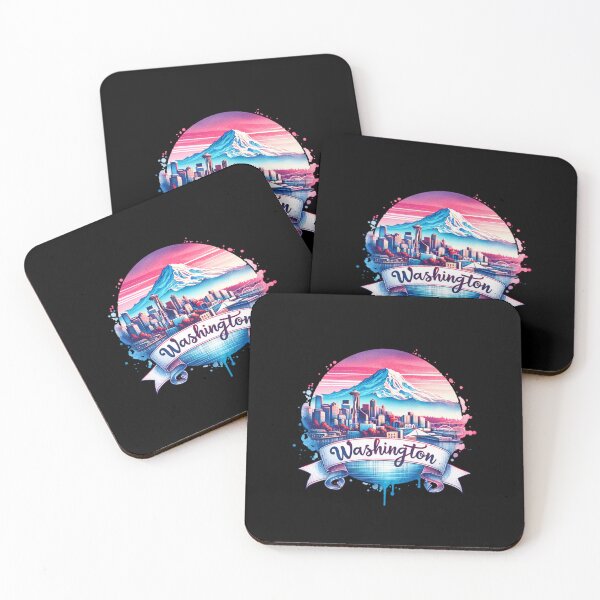 Item preview, ✨Washington Wonders – Evergreen State Icons for T-Shirts, Mugs, Stickers & More designed and sold by artedigital99.