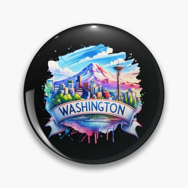Item preview, ✨Washington Wonders – Evergreen State Icons for T-Shirts, Mugs, Stickers & More designed and sold by artedigital99.