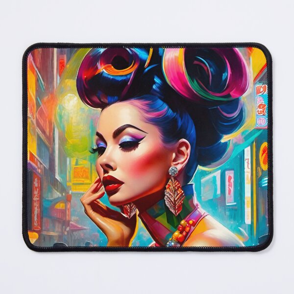 Item preview, Neon Tokyo Pinup designed and sold by MatrixTattoo.
