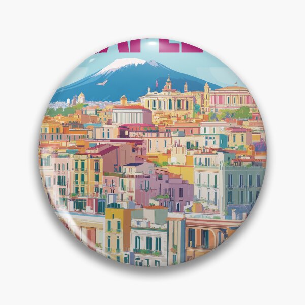 Item preview, Naples Artwork - Stunning Italian Cityscape, Historic Naples Wall Art, Coastal Italy Decor designed and sold by nomiraclehere.