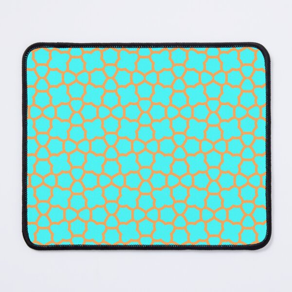 Item preview, Vibrant Orange on Ice Blue 13 designed and sold by AneissPiaf.