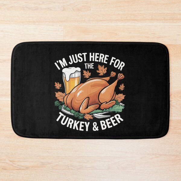 Item preview, Turkey & Beer Thanksgiving Humor Fall Festival Autumn Feast designed and sold by Hananiah Merch.