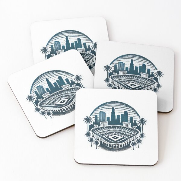 Item preview, L.A. Baseball Skyline designed and sold by pixelpulsenyc.