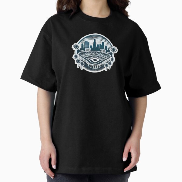 Item preview, L.A. Baseball Skyline designed and sold by pixelpulsenyc.
