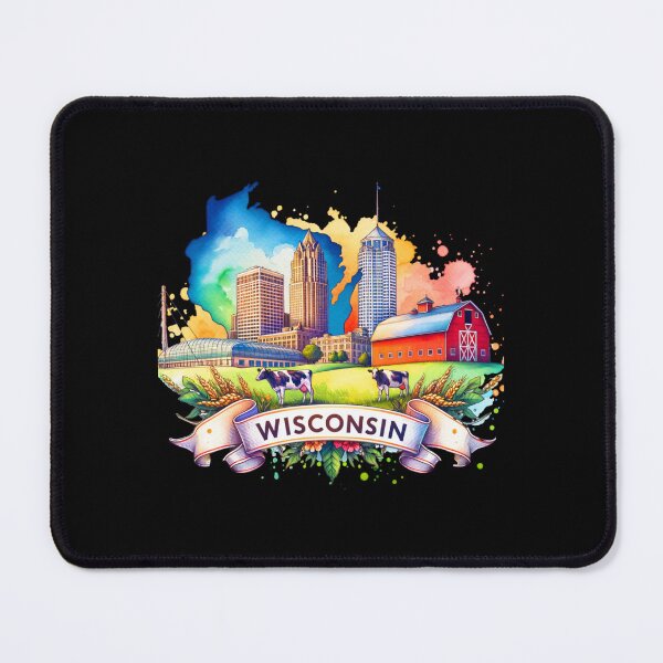 Item preview, ✨Wisconsin Charm – Dairyland Delights for T-Shirts, Mugs, Stickers & More designed and sold by artedigital99.