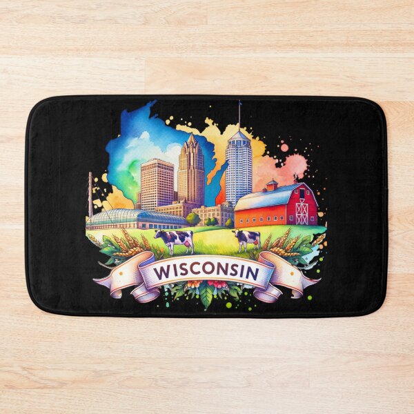 Item preview, ✨Wisconsin Charm – Dairyland Delights for T-Shirts, Mugs, Stickers & More designed and sold by artedigital99.