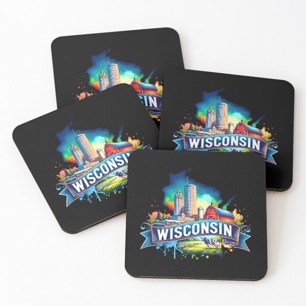 Item preview, ✨Wisconsin Charm – Dairyland Delights for T-Shirts, Mugs, Stickers & More designed and sold by artedigital99.