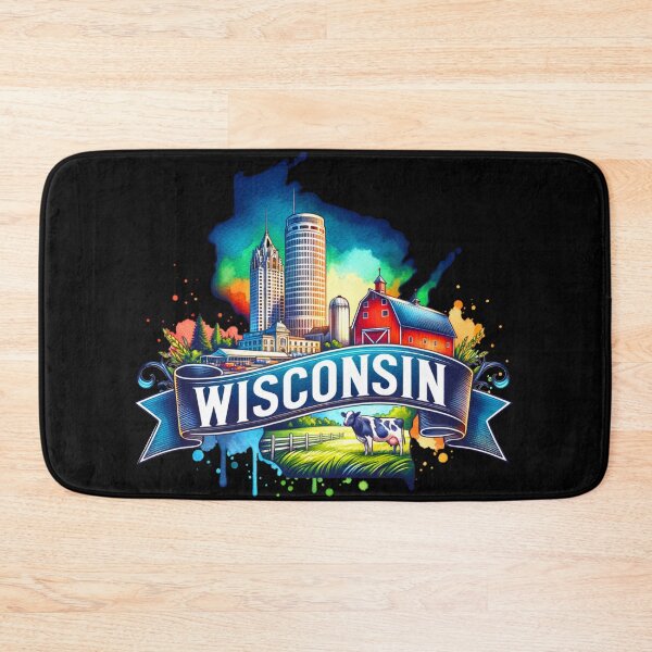 Item preview, ✨Wisconsin Charm – Dairyland Delights for T-Shirts, Mugs, Stickers & More designed and sold by artedigital99.