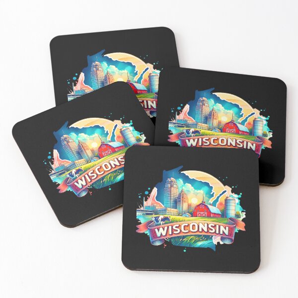 Item preview, ✨Wisconsin Charm – Dairyland Delights for T-Shirts, Mugs, Stickers & More designed and sold by artedigital99.