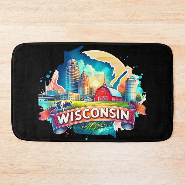 Item preview, ✨Wisconsin Charm – Dairyland Delights for T-Shirts, Mugs, Stickers & More designed and sold by artedigital99.