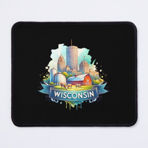 Item preview, ✨Wisconsin Charm – Dairyland Delights for T-Shirts, Mugs, Stickers & More designed and sold by artedigital99.