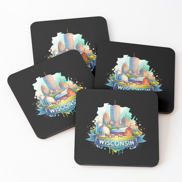 Item preview, ✨Wisconsin Charm – Dairyland Delights for T-Shirts, Mugs, Stickers & More designed and sold by artedigital99.