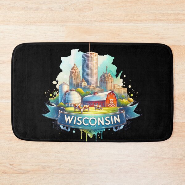 Item preview, ✨Wisconsin Charm – Dairyland Delights for T-Shirts, Mugs, Stickers & More designed and sold by artedigital99.