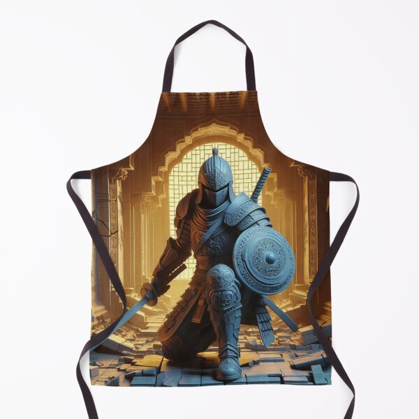 Item preview, Kneeling Medieval Knight designed and sold by deniz kaya.