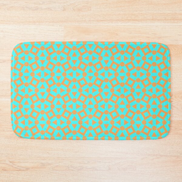Item preview, Vibrant Orange on Ice Blue 15 designed and sold by AneissPiaf.