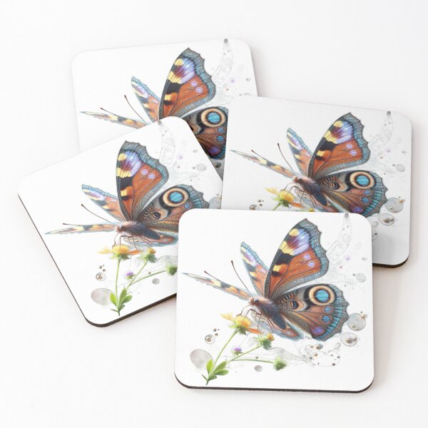 Item preview, Colourful Butterly,Flower designed and sold by deniz kaya.