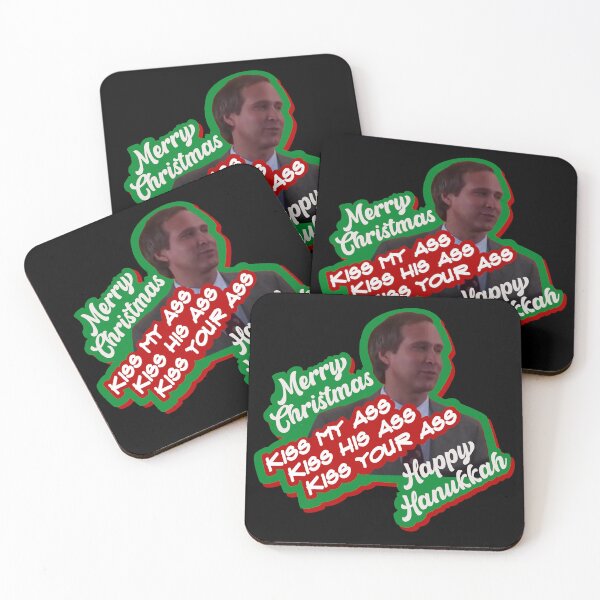 Item preview, Merry Christmas Kiss My Ass designed and sold by RooBooCo.