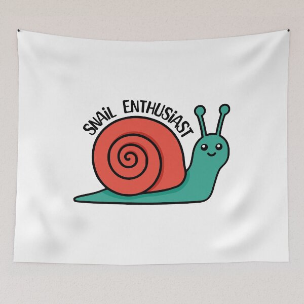 Item preview, Snail Enthusiast! Cute Snail Enthusiasts designed and sold by PMCreative.