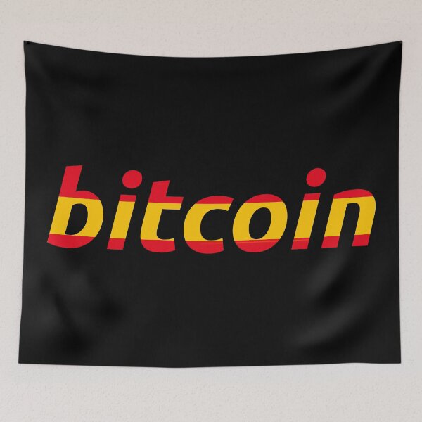 Item preview, Bitcoin typography, Spain designed and sold by Bitcoinomnis.