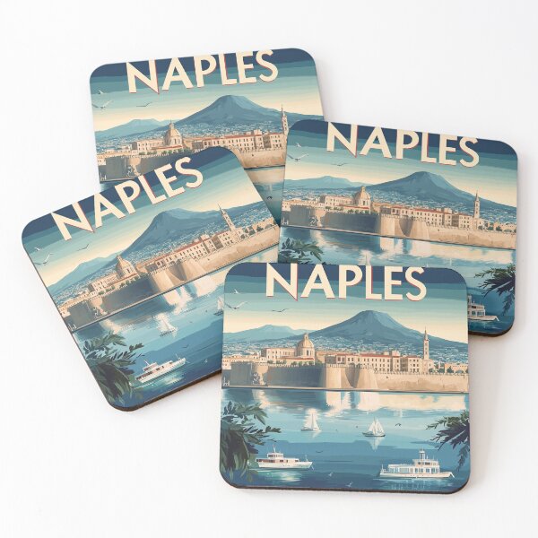 Item preview, Naples Artwork - Stunning Italian Cityscape, Historic Naples Wall Art, Coastal Italy Decor designed and sold by nomiraclehere.