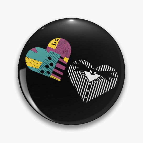 Item preview,  Sally and Jack Nightmare Before Christmas Heart designed and sold by DesertRains.
