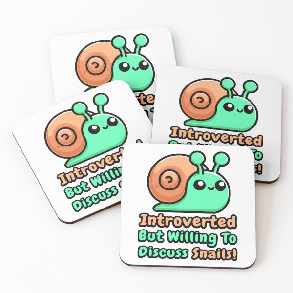 Item preview, Introverted But Willing To Discuss Snails! Cute Snail Enthusiasts designed and sold by PMCreative.