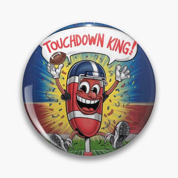 Item preview, Headline" Touchdown King Football End Zone Marker" designed and sold by piketo.