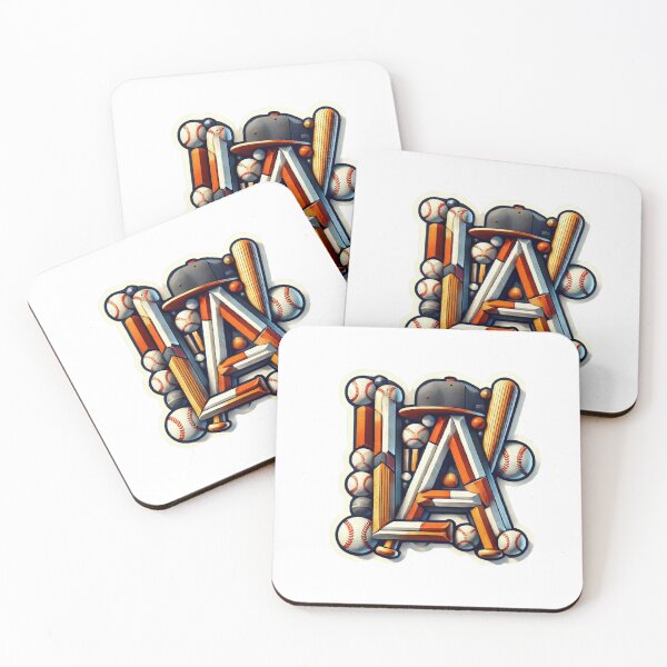 Item preview, Abstract LA Baseball designed and sold by pixelpulsenyc.