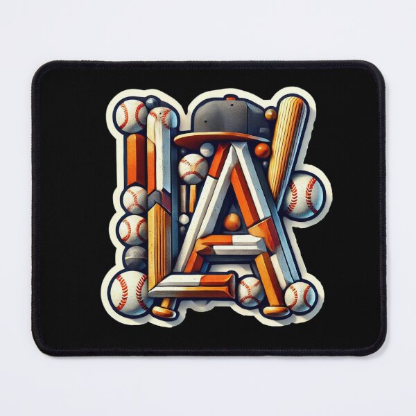 Item preview, Abstract LA Baseball designed and sold by pixelpulsenyc.