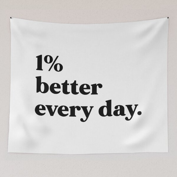 Item preview, 1% better every day designed and sold by weirdly weird.