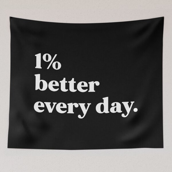 Item preview, 1% better every day designed and sold by weirdly weird.