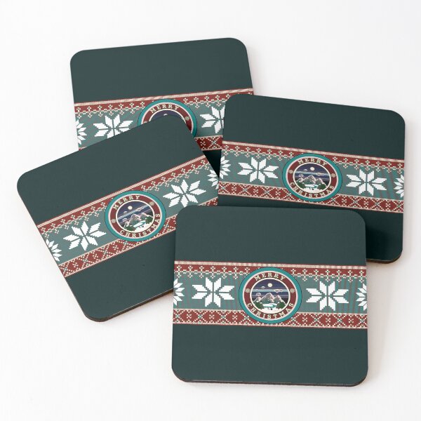 Item preview, Christmas Fair Isle Graphic Design With Merry Christmas Scenic Detail designed and sold by Iiswaz.
