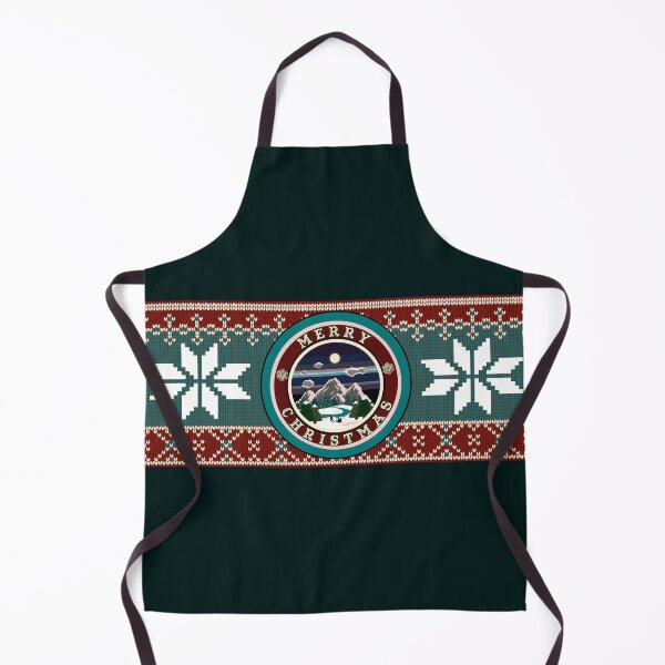 Item preview, Christmas Fair Isle Graphic Design With Merry Christmas Scenic Detail designed and sold by Iiswaz.