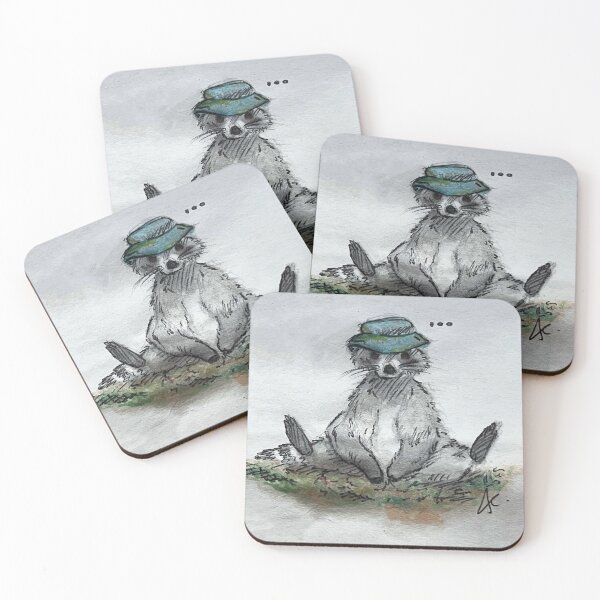 Item preview, "i'm cooked" raccoon  designed and sold by Aesti.