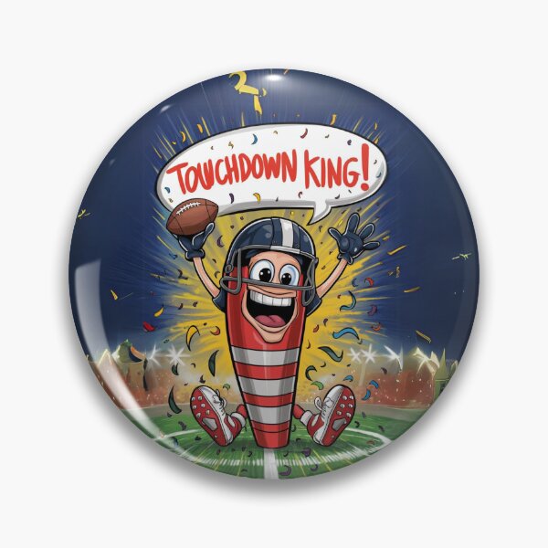 Item preview, Trending Headline" Touchdown King Football End Zone Marker" designed and sold by piketo.