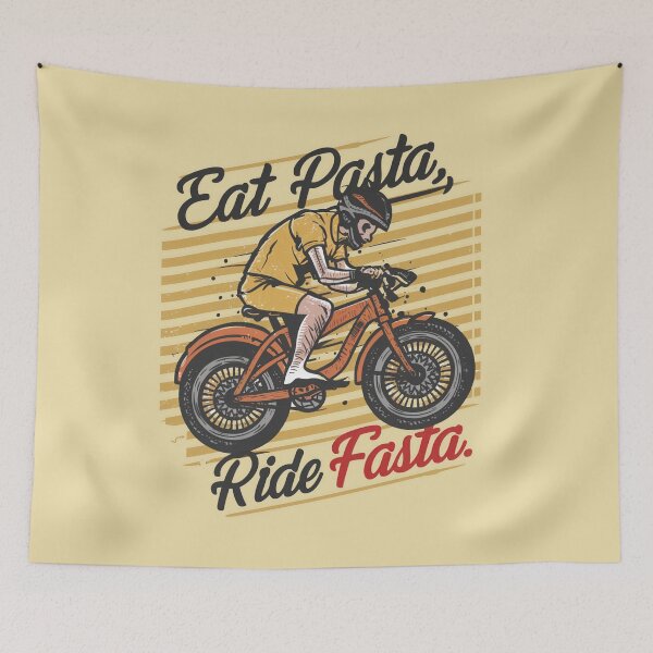 Item preview, Eat Pasta-Ride Fasta designed and sold by Pixel-Lair.