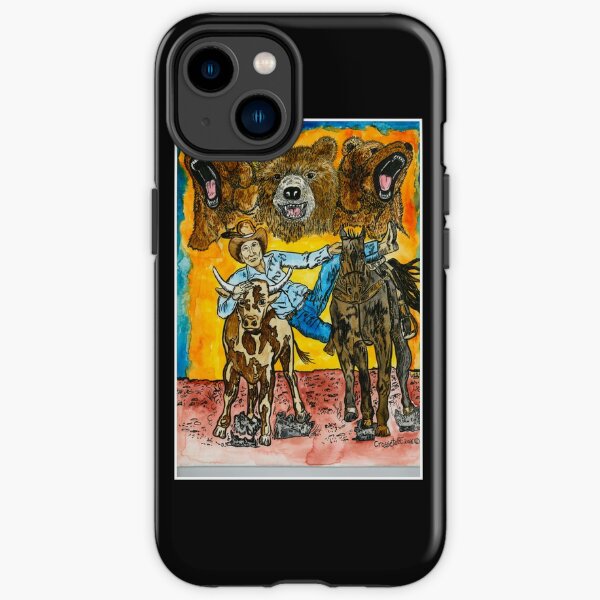 Calf wrestler iPhone Tough Case