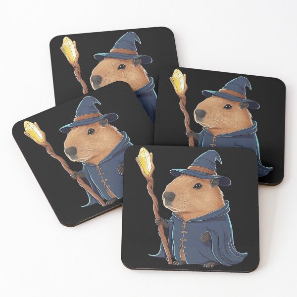 Item preview, Cute Dark Wizard Capybara  designed and sold by canvadreamer444.