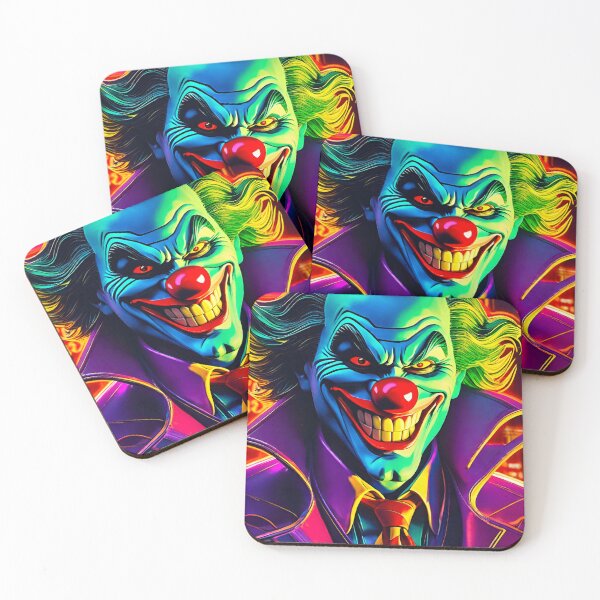 Item preview, Creepy Circus Clown designed and sold by MatrixTattoo.