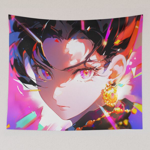 Item preview, Futuristic Cyber Glow Anime Girl designed and sold by bubblegoth.