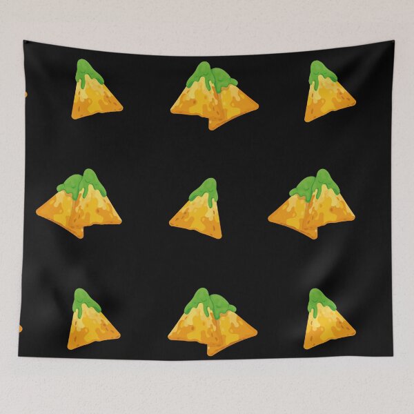 Item preview, Nachos in guacamole pattern designed and sold by Art-of-Rory.