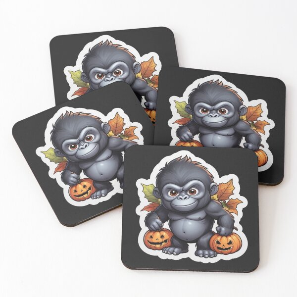 Item preview, Halloween Cartoon Gorilla designed and sold by Krieghorn.