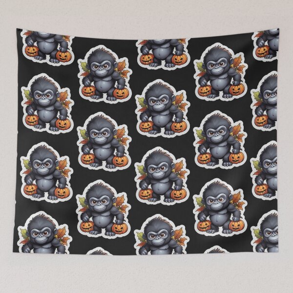 Item preview, Halloween Cartoon Gorilla designed and sold by Krieghorn.