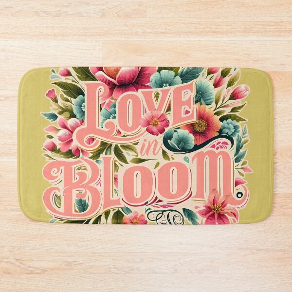 Item preview, Love in Bloom, typography designed and sold by maxmaj.